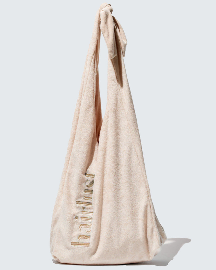 Malibu Sugar The Hamptons Terry Cloth Designer Inspired Tote Bag